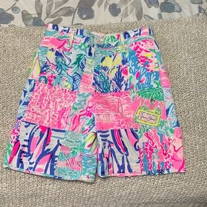Lilly Pulitzer BOYS BEAUMONT SHORTS Pop Up Summer Remix Patch 5T